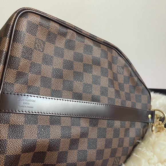 Louis Vuitton Keepall Bandouliere 55 Damier Ebene NWT - Picture 13 of 16
